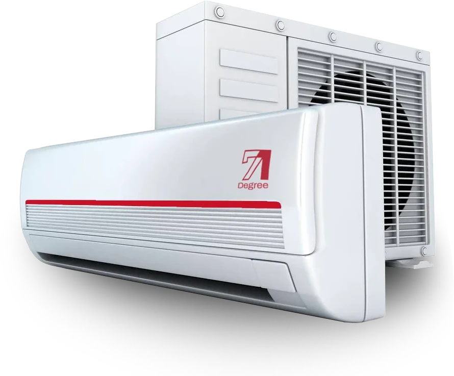 Split-system air conditioner with its outdoor condenser unit